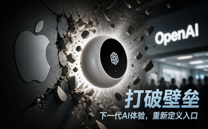 OpenAI推出第一款AI硬件，开始拆苹果的墙
